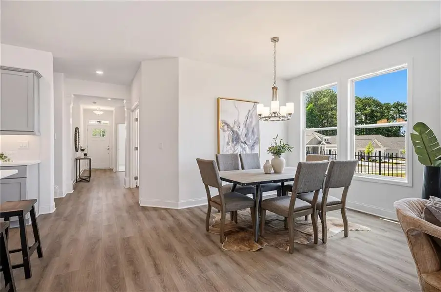 Furnished interior view inside a new home in , Hiram (Image 7).