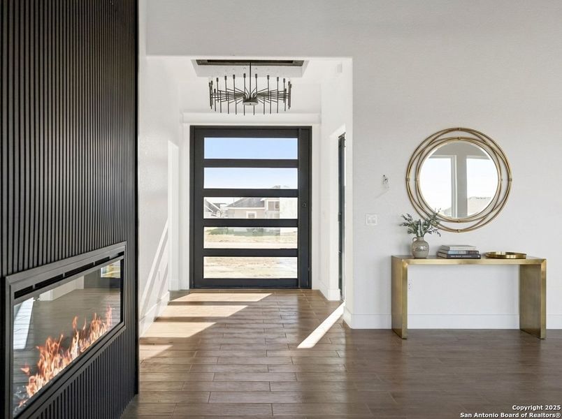Furnished interior view inside a new home in , Floresville (Image 12).