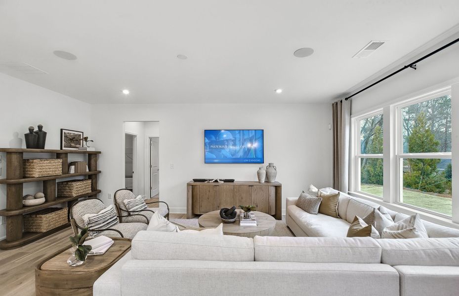 Representative furnished interior of a home built from the Braddock by Pulte Homes in Anderson Point Estates, McDonough (Image 18).
