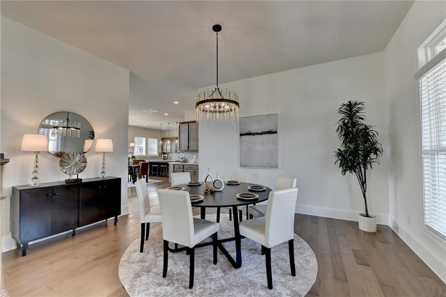 Furnished interior view inside a new home in , Cumming (Image 33).