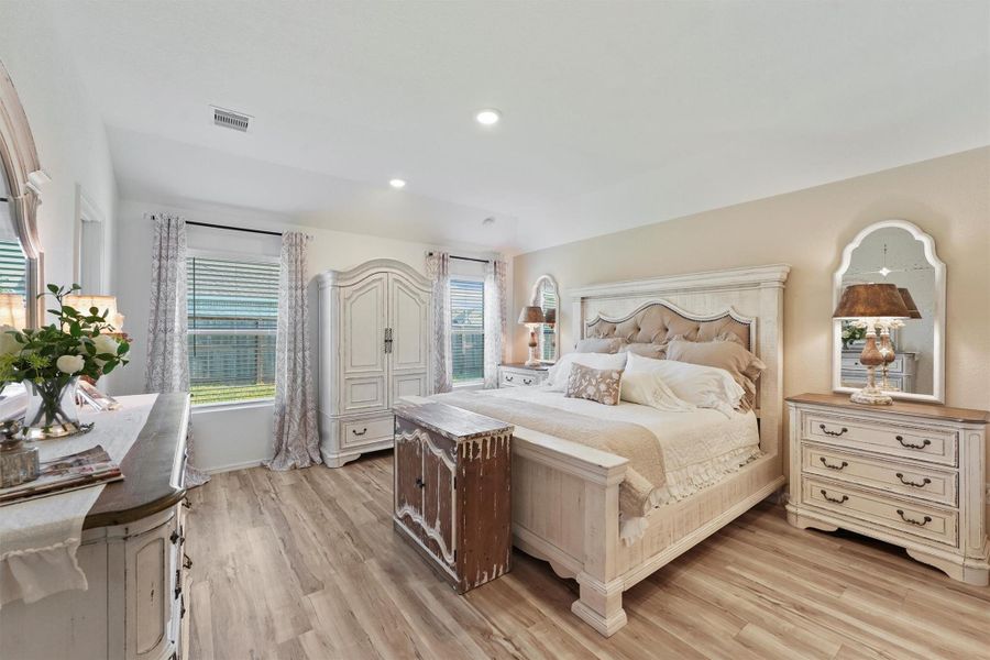 Furnished interior view inside a new home in Sterling Point at Baytown Crossings: Wildflower II Collection, Baytown (Image 21).