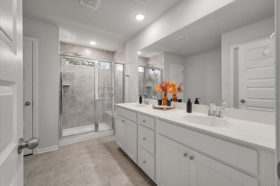 Furnished interior view inside a new home in Limehouse Village: Arbor Series, Summerville (Image 13). Furnished interior view inside a new home in Limehouse Village: Arbor Series, Summerville (Image 13).