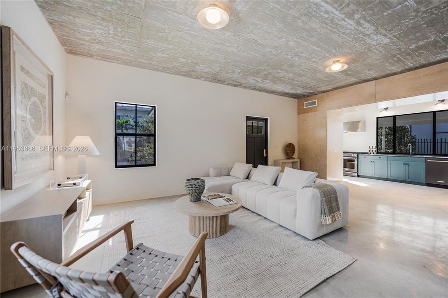 Furnished interior view inside a new home in , Miami (Image 5).