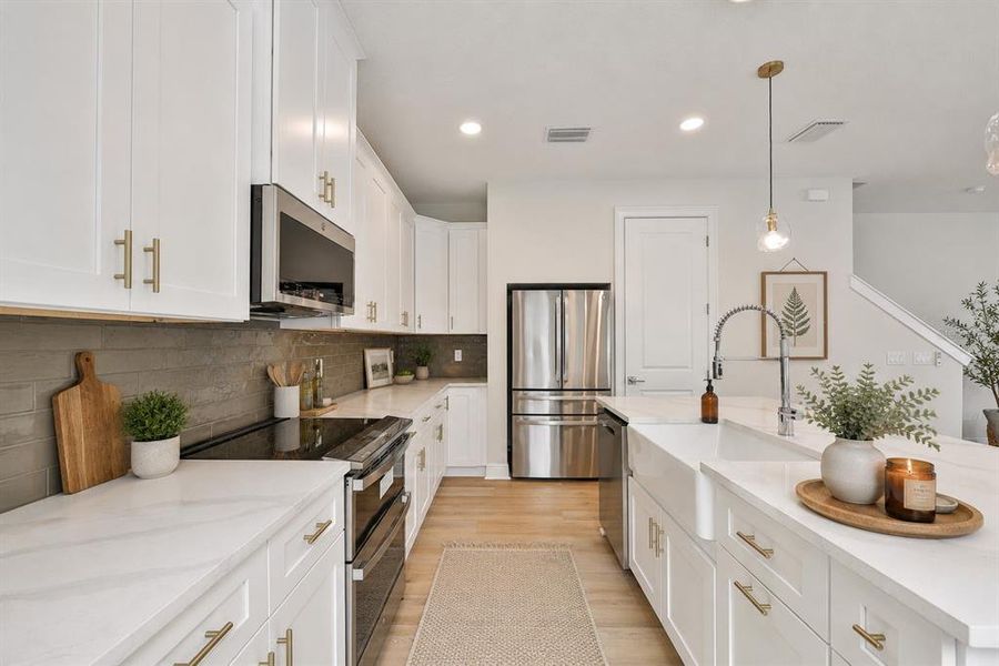 Furnished interior view inside a new home in , Tampa (Image 11).