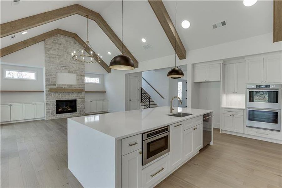 Furnished interior view inside a new home in , Pendergrass (Image 9).