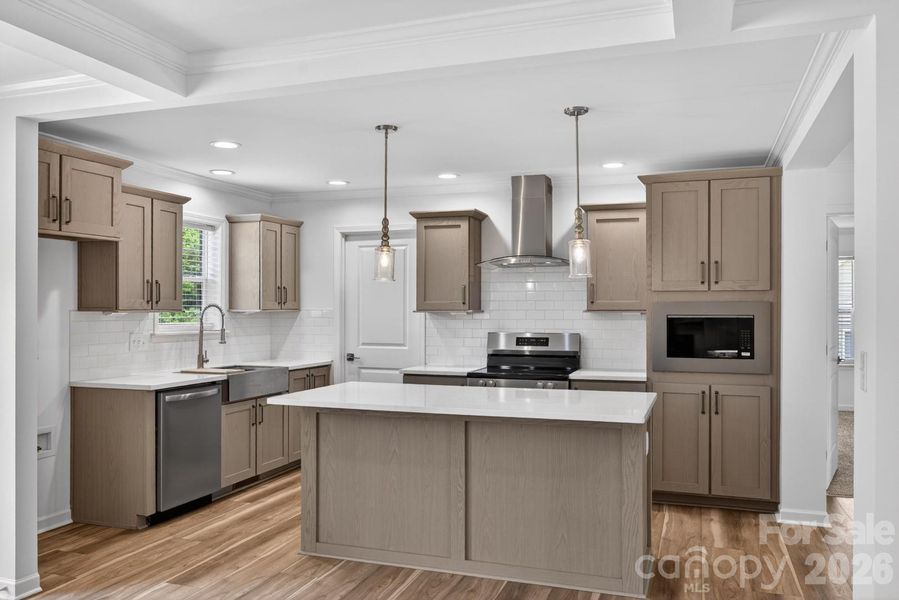 Furnished interior view inside a new home in , Winston-Salem (Image 6).