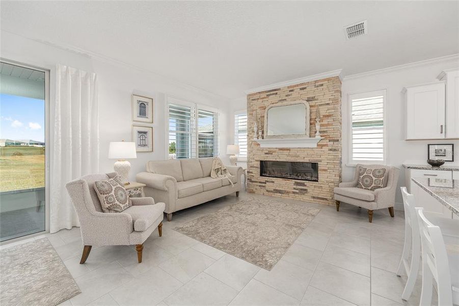 Furnished interior view inside a new home in , Ocala (Image 15).