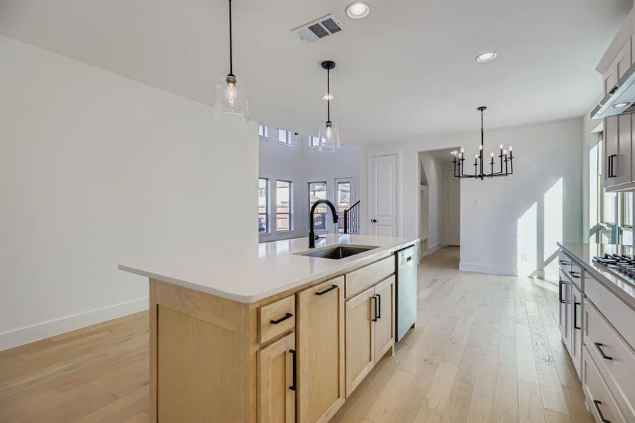 Furnished interior view inside a new home in Mosaic 40s, Celina (Image 12).