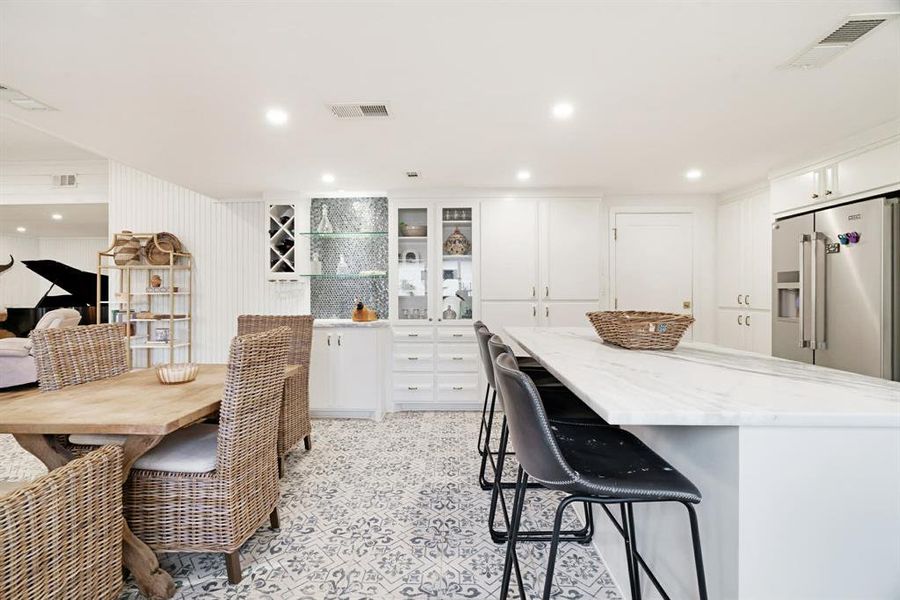 Furnished interior view inside a new home in , Paris (Image 8).