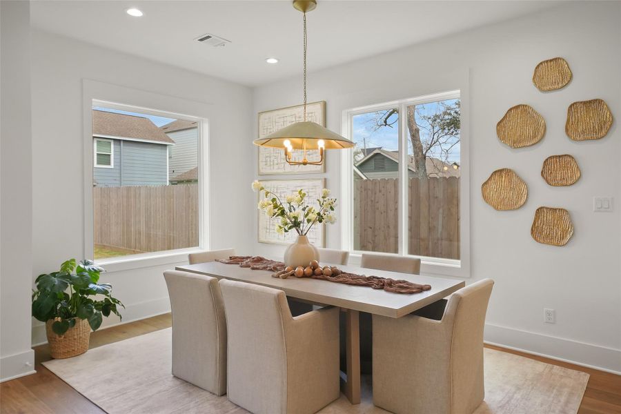 Furnished interior view inside a new home in , Houston (Image 33).