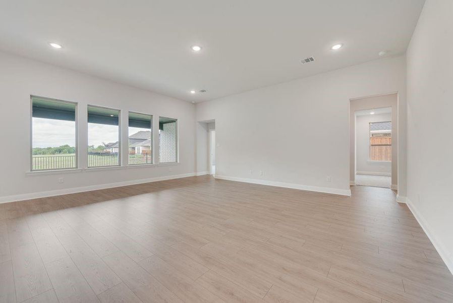 Spacious, unfurnished interior of a new home in Valencia On The Lake, Little Elm (Image 34).