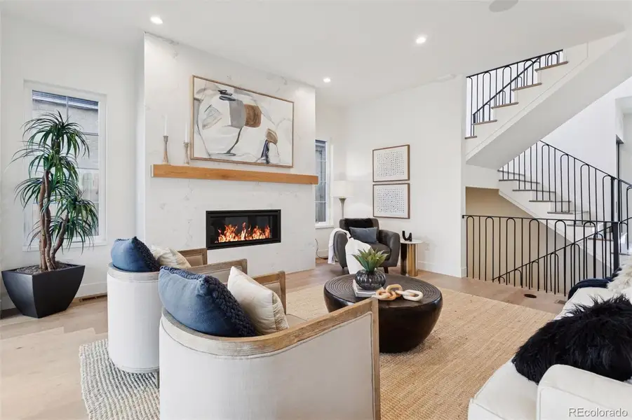 Furnished interior view inside a new home in , Denver (Image 7).