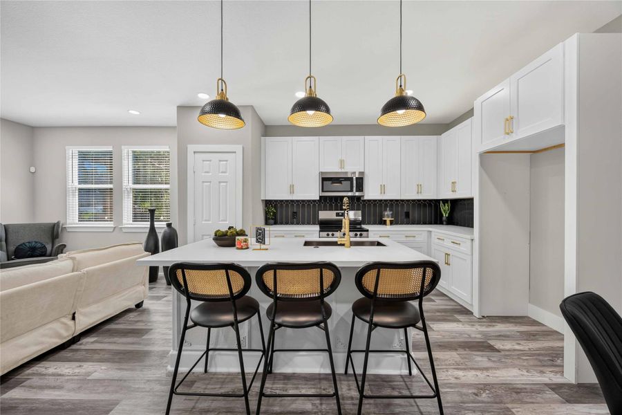 Furnished interior view inside a new home in , Houston (Image 10).