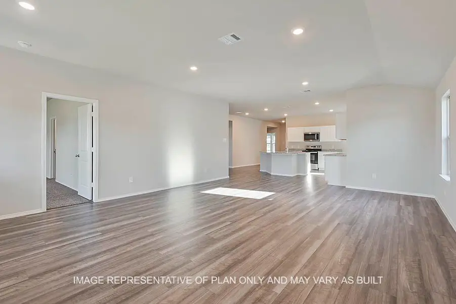 Spacious, unfurnished interior of a new home in Liberty Village, Brenham (Image 9). Spacious, unfurnished interior of a new home in Liberty Village, Brenham (Image 9).