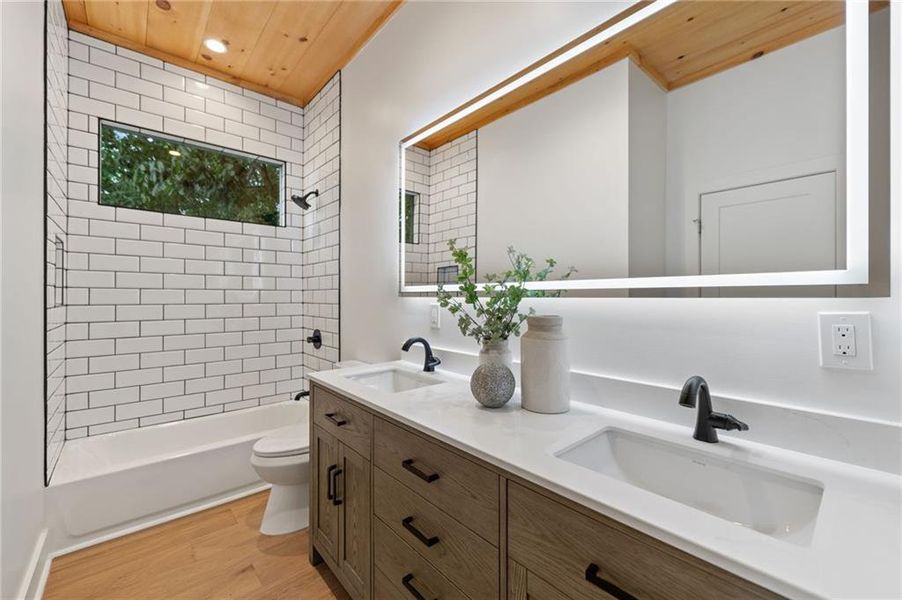 Furnished interior view inside a new home in , Morganton (Image 7).