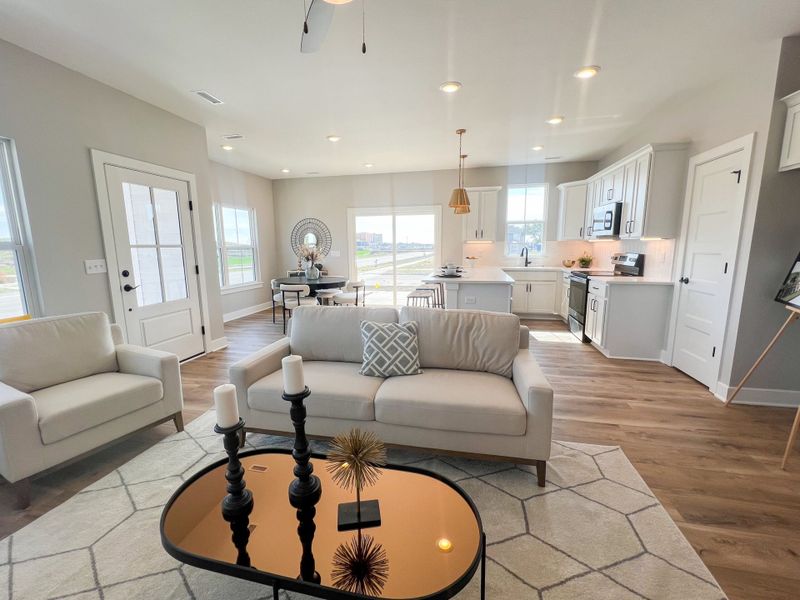 Representative furnished interior of a home built from the Sawgrass by Perfection Builders in Heritage Commons, Andover (Image 4).