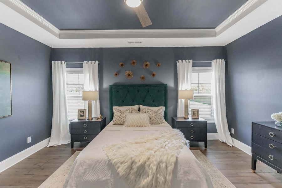Representative furnished interior of a home built from the Carver by Caviness & Cates Communities in Maggie Way, Wendell (Image 72).