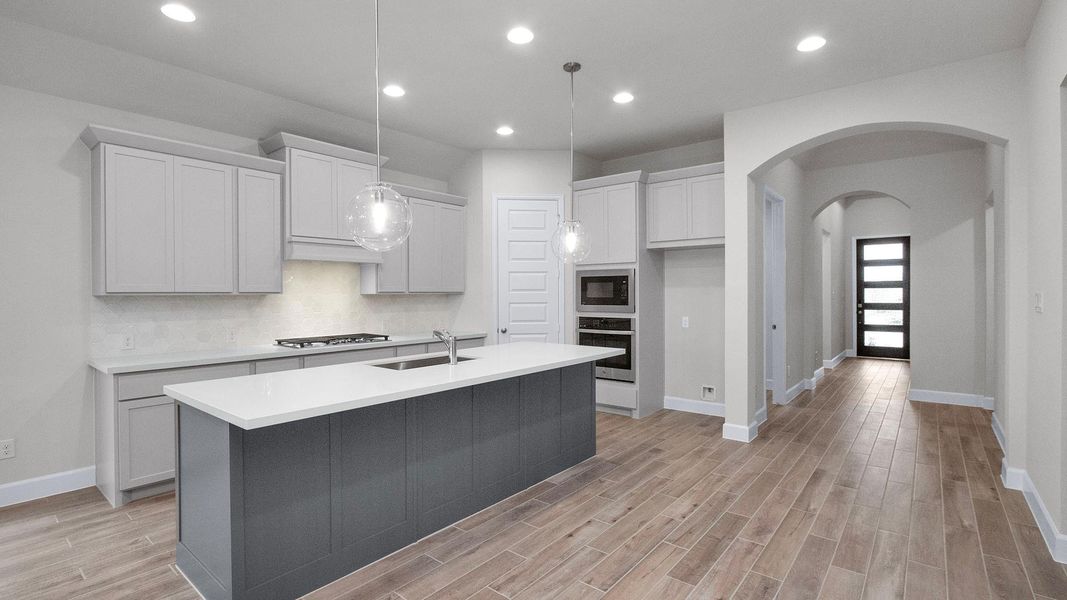 Furnished interior view inside a new home in Everly 45', Hockley (Image 9).