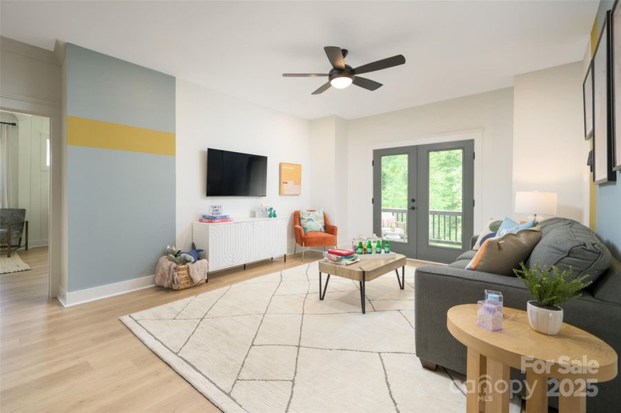 Furnished interior view inside a new home in North Creek Village, Huntersville (Image 28).
