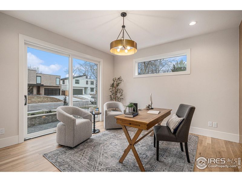 Spacious main floor office Spacious main floor office