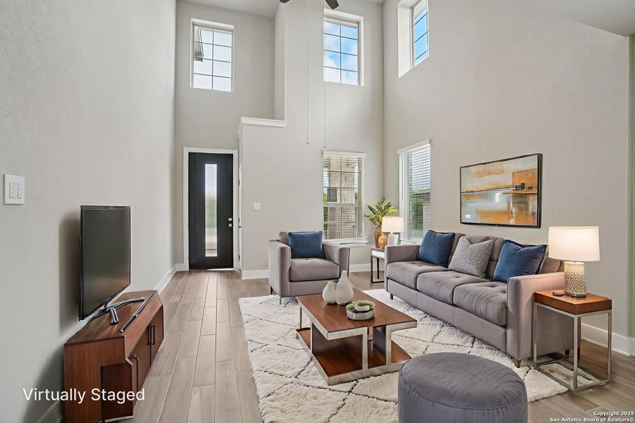 Furnished interior view inside a new home in Kallison Ranch, San Antonio (Image 7).