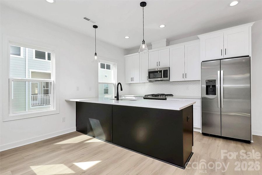 Furnished interior view inside a new home in , Charlotte (Image 12).