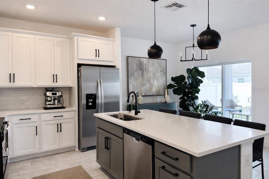 Furnished interior view inside a new home in Prairie Oaks, St. Cloud (Image 9).