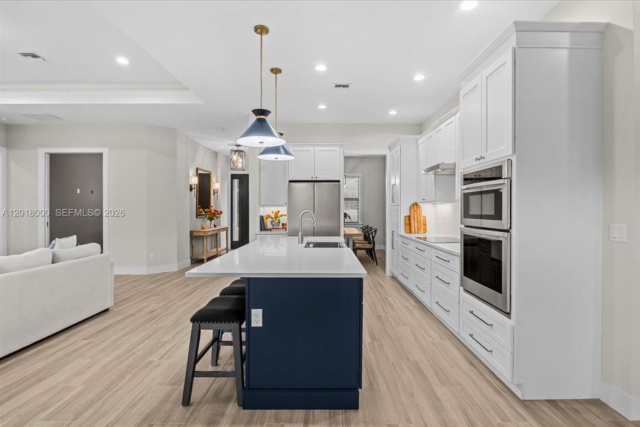 Furnished interior view inside a new home in , Fort Pierce (Image 9).