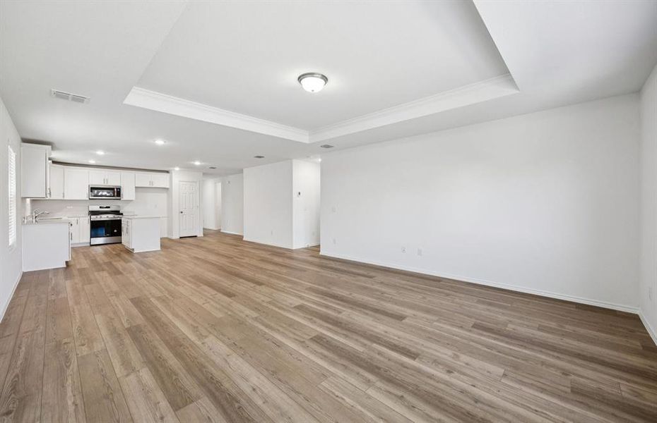 Gathering room with view of main living areas Gathering room with view of main living areas