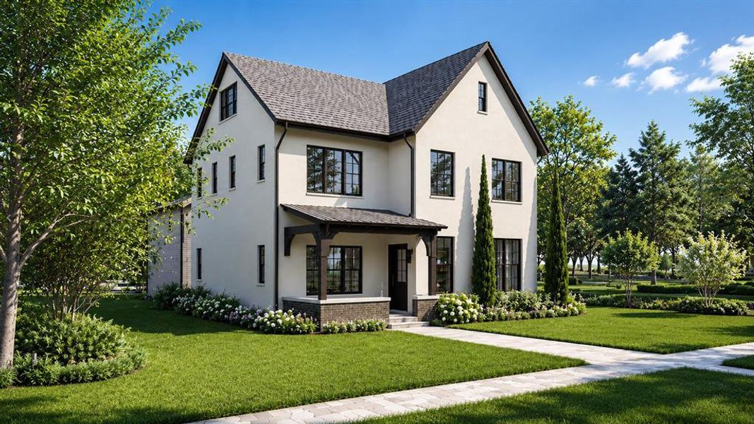 Front exterior of a new home in , St. Petersburg, FL, highlighting curb appeal (Image 8). Front exterior of a new home in , St. Petersburg, FL, highlighting curb appeal (Image 8).