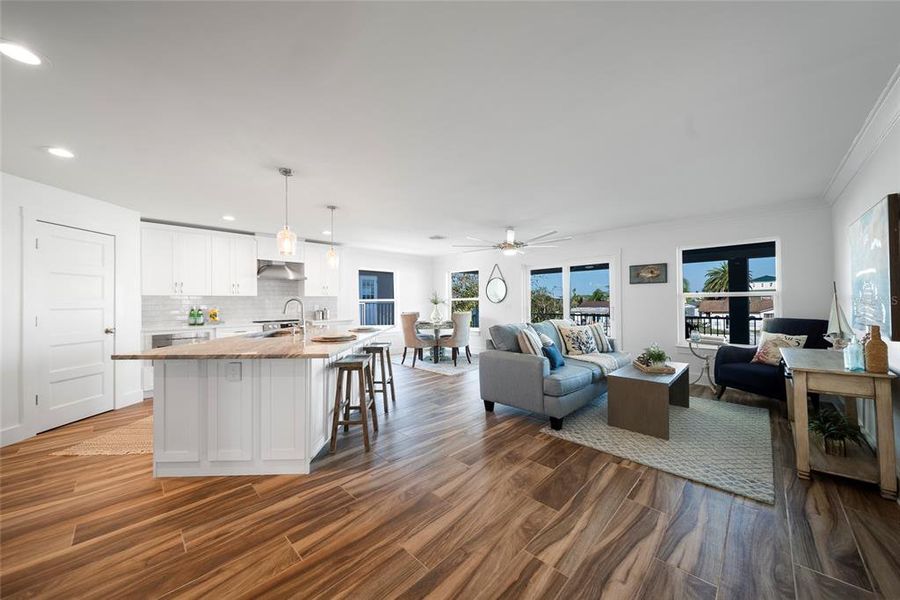 Furnished interior view inside a new home in , Hudson (Image 13).