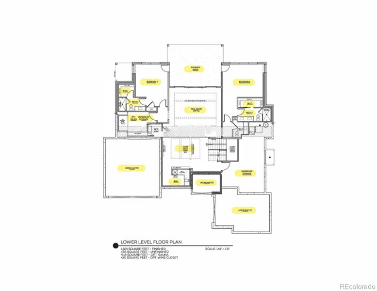 2D floor plan layout of this home in , Parker, CO (Image 3).