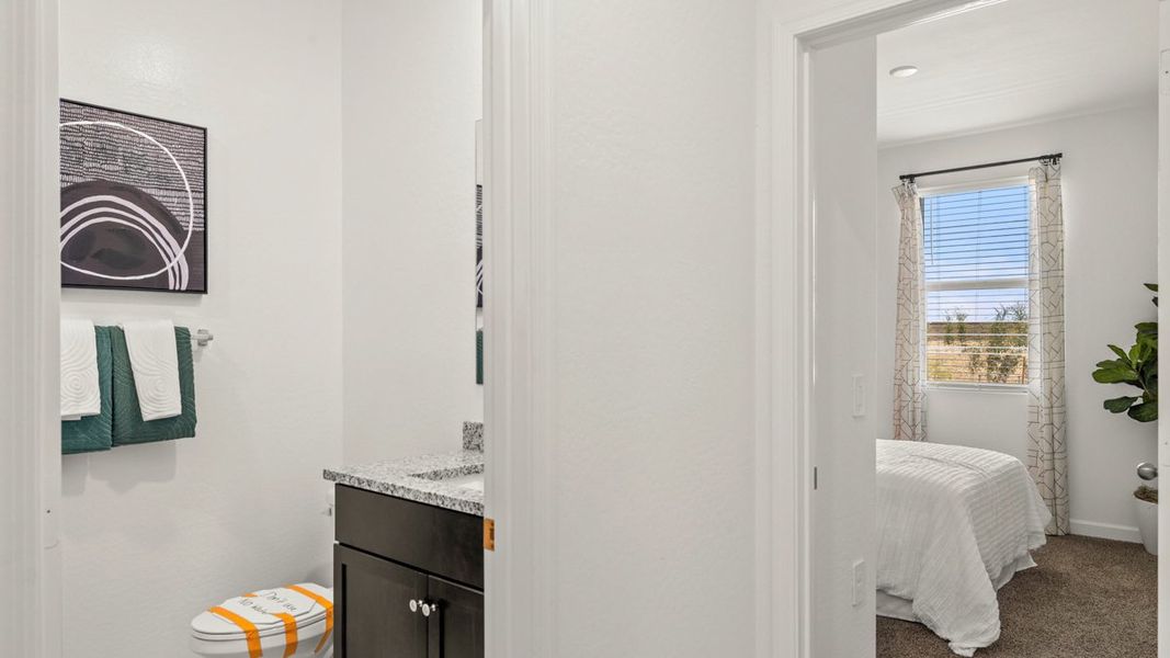 Furnished interior view inside a new home in Magma Ranch Vistas, Florence (Image 17).