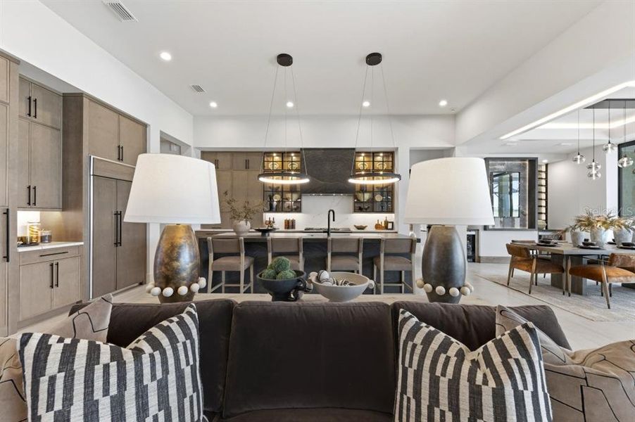 Furnished interior view inside a new home in , Venice (Image 5). Furnished interior view inside a new home in , Venice (Image 5).