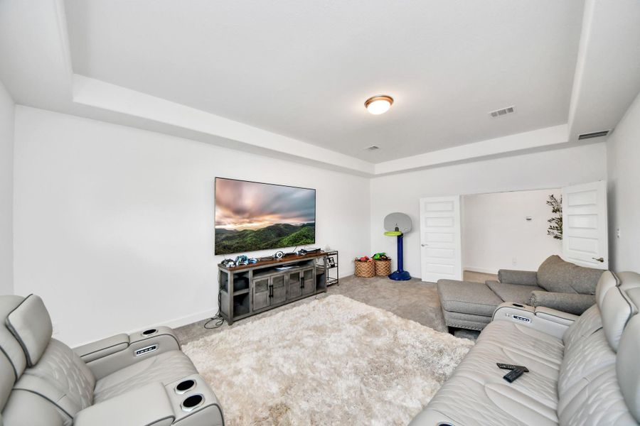Furnished interior view inside a new home in Legacy Prairie at Katy Court, Katy (Image 33).