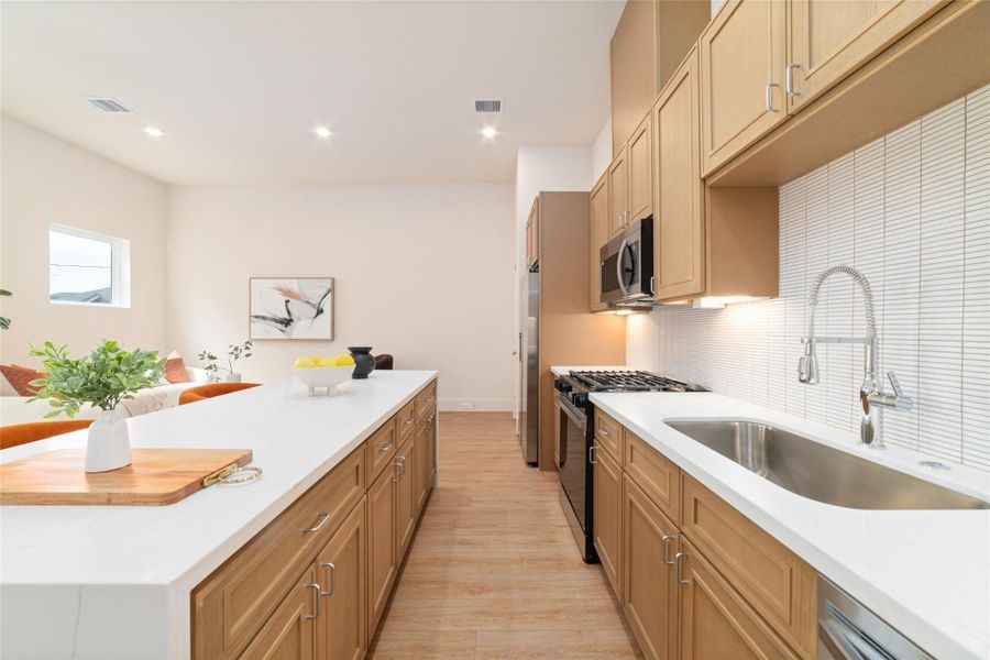 Furnished interior view inside a new home in , Houston (Image 31). Furnished interior view inside a new home in , Houston (Image 31).