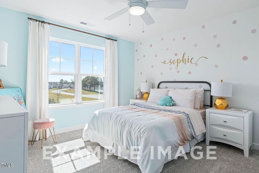 Furnished interior view inside a new home in Tobacco Road, Angier (Image 23).