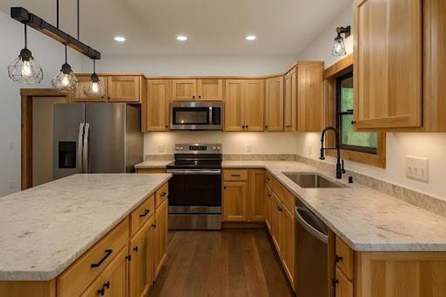 Furnished interior view inside a new home in , Ellijay (Image 8).