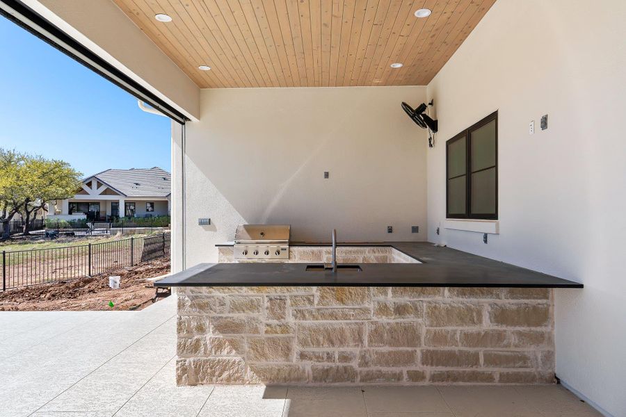 Exterior details and patio area of a home in , Georgetown (Image 3).