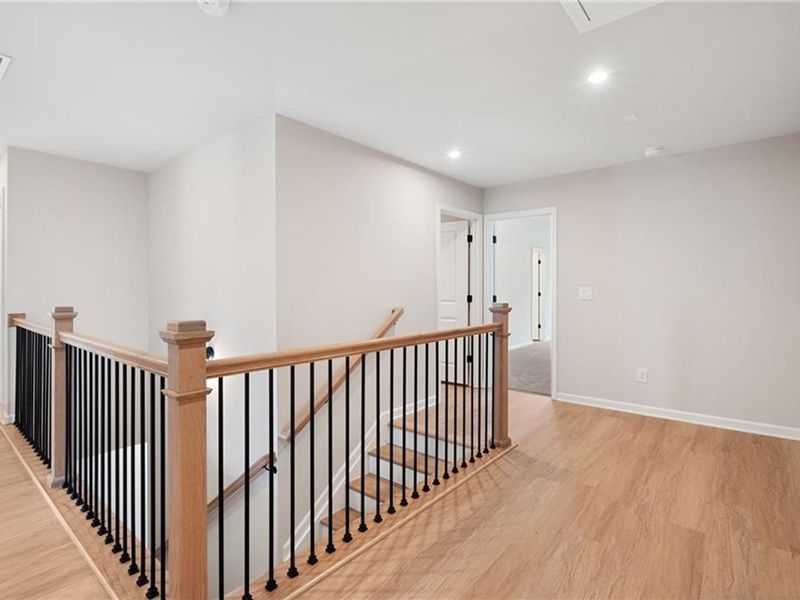 Spacious, unfurnished interior of a new home in The Village at Shallowford, Kennesaw (Image 23).