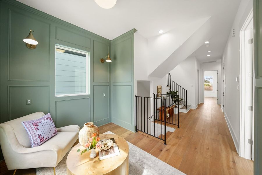 Furnished interior view inside a new home in , Houston (Image 31).