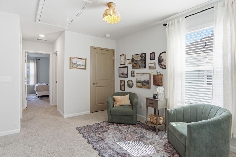 Furnished interior view inside a new home in Founders Corner, Lincolnville (Image 26).