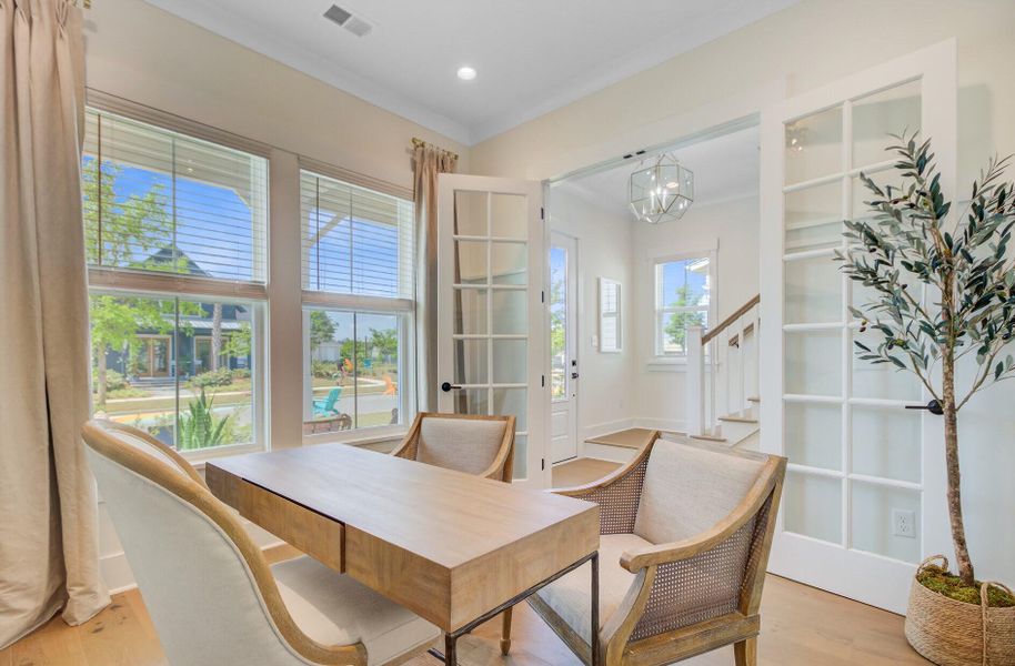 Furnished interior view inside a new home in , Summerville (Image 26).