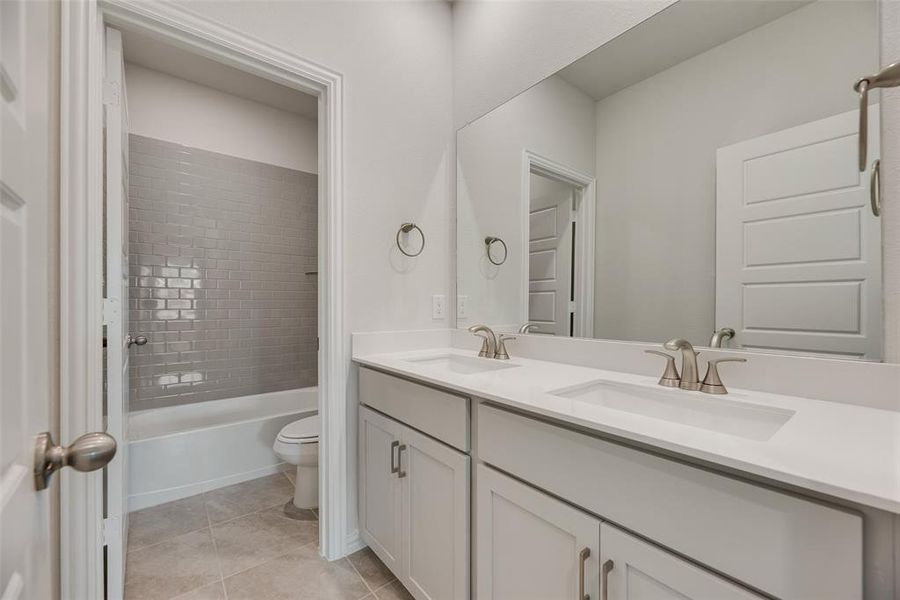 Furnished interior view inside a new home in Villages of Hurricane Creek, Anna (Image 7).