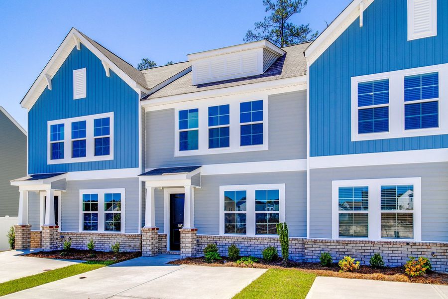 Front exterior of a new home in Haynes Park, Columbia, SC, highlighting curb appeal (Image 17). Front exterior of a new home in Haynes Park, Columbia, SC, highlighting curb appeal (Image 17).