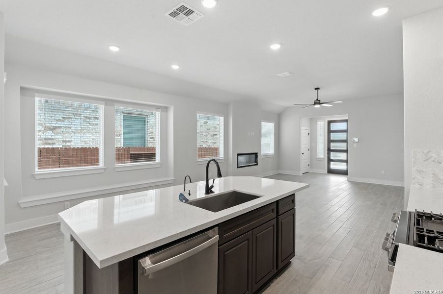 Furnished interior view inside a new home in Stillwater Ranch, San Antonio (Image 9).