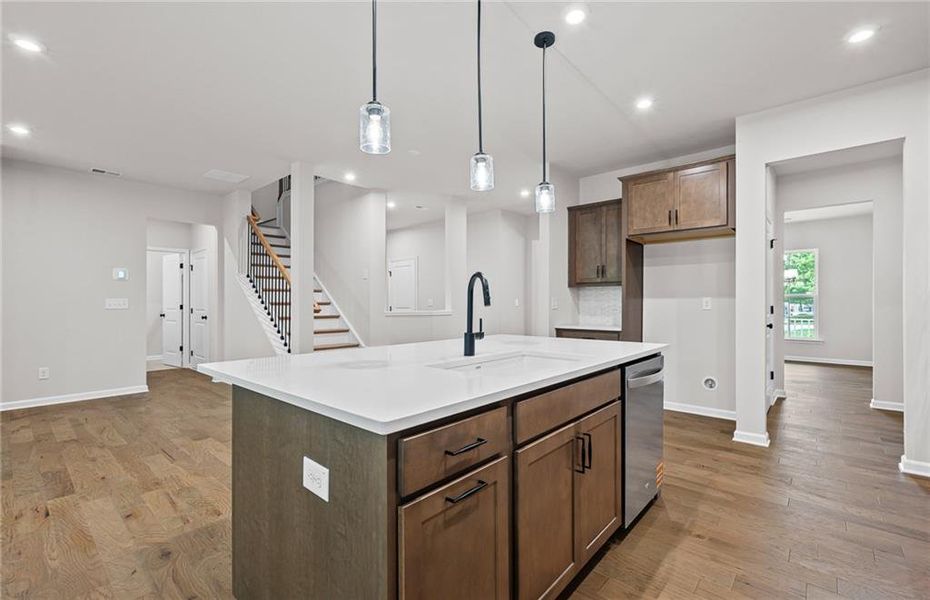Furnished interior view inside a new home in Reunion, Hoschton (Image 7).