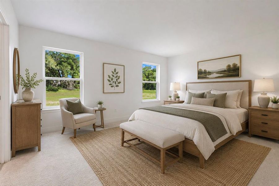 Furnished interior view inside a new home in Kirkland Farms, Alachua (Image 10).