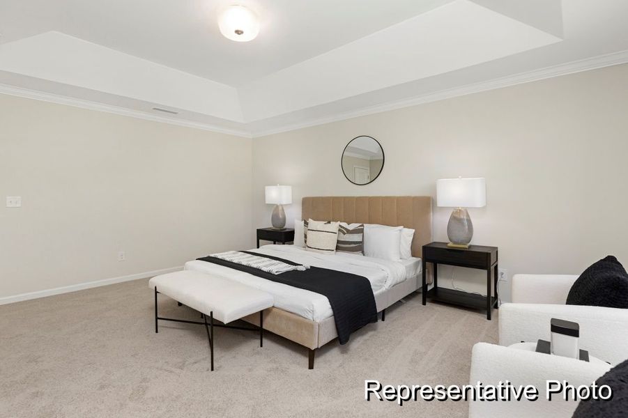 Furnished interior view inside a new home in Homecoming, Ravenel (Image 5).