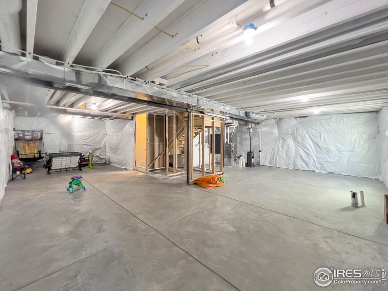 In-progress construction of a new home in , Lochbuie, CO (Image 37).